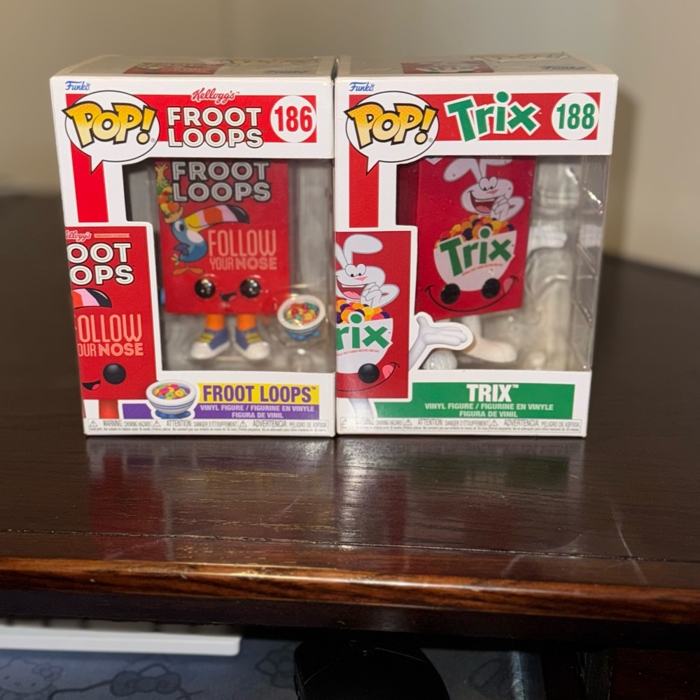 BUNDLE Funko Pop! Froot Loops and Trix Vinyl Figures